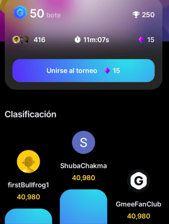 como registrarse para un torneo