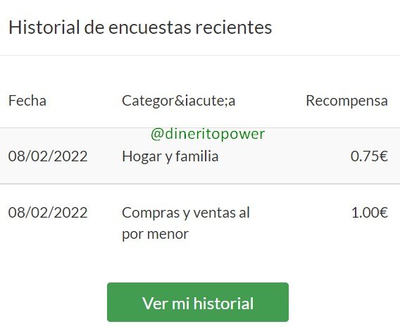 ¿Cuántas encuestas recibiré?