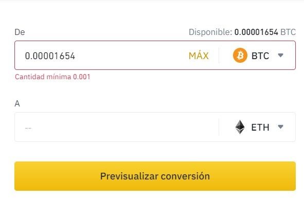 cómo intercambiar criptomonedas Binance