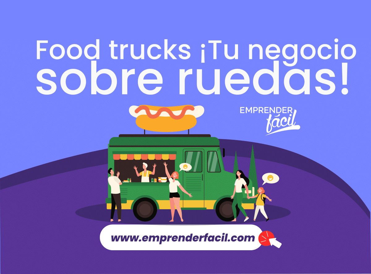Una amplia variedad de comida internacional se vende en camiones de comida.