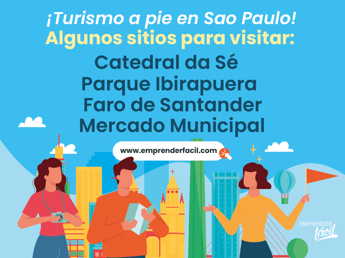 El turismo a pie es rentable en São Paulo.
