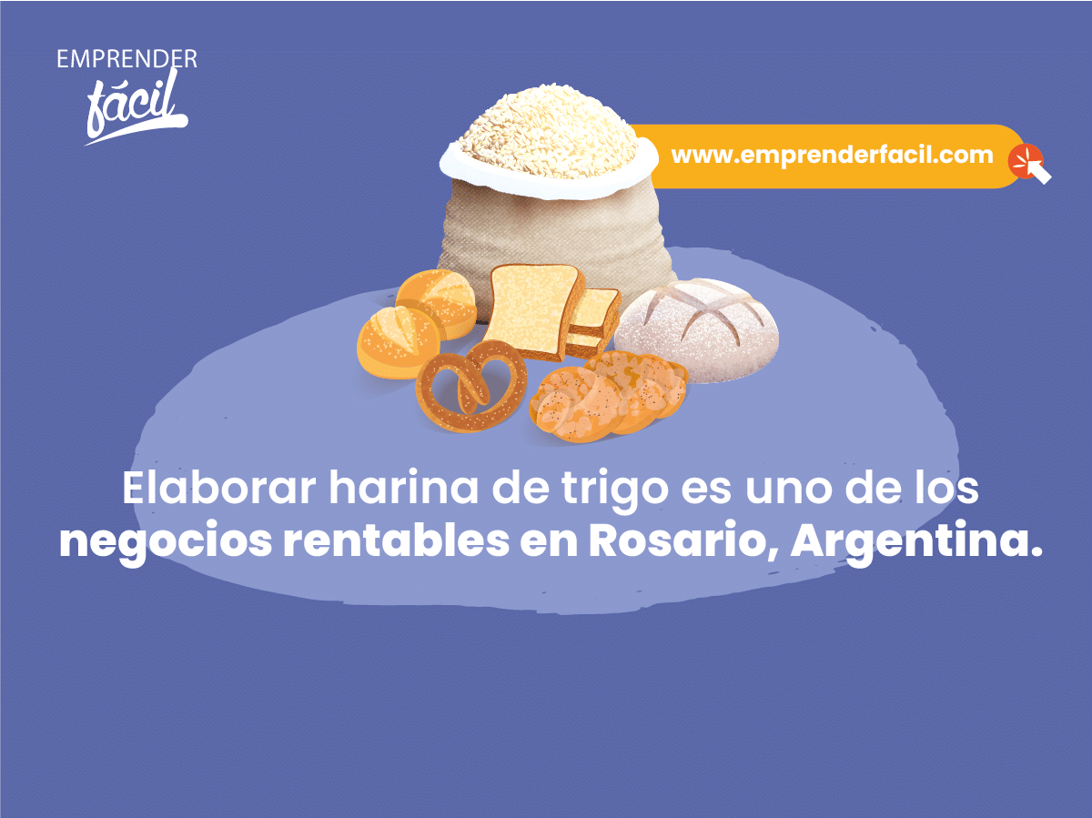 La producción de harina de trigo es uno de los negocios más rentables en Rosario, Argentina.
