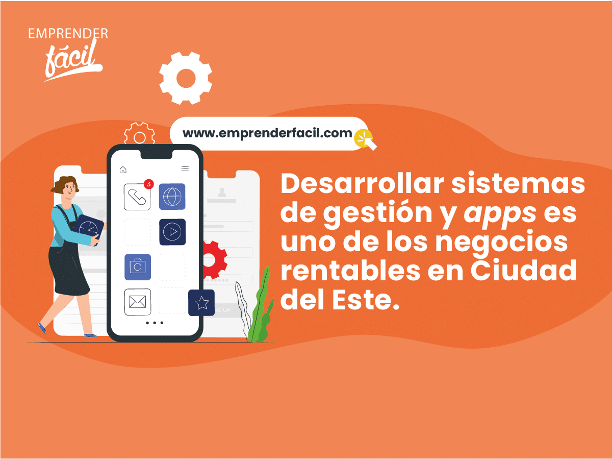 El desarrollo de sistemas y aplicaciones de gestión es rentable en Ciudad del Este.