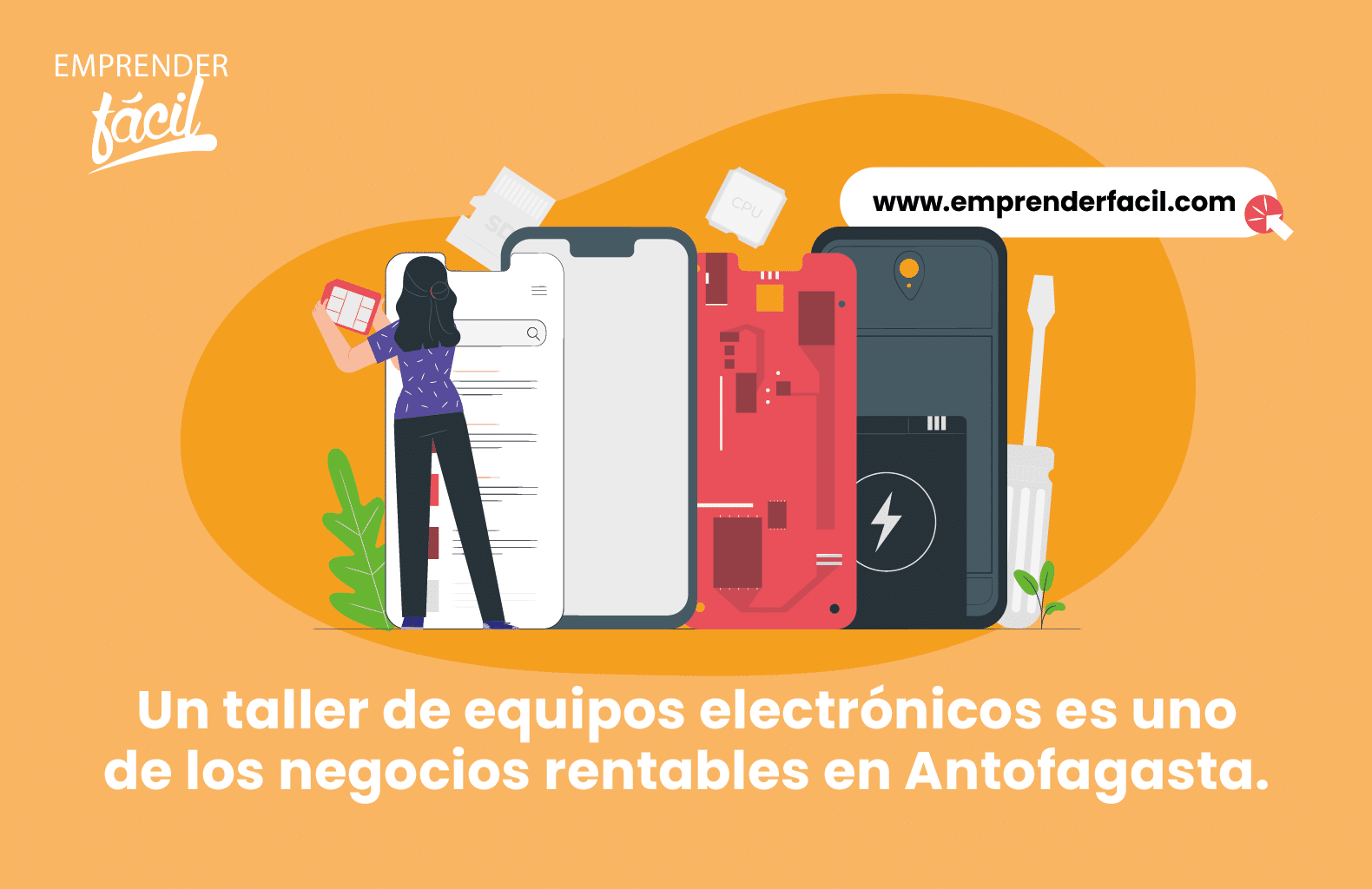 Un taller de equipos electrónicos es uno de los negocios más rentables de Antofagasta.
