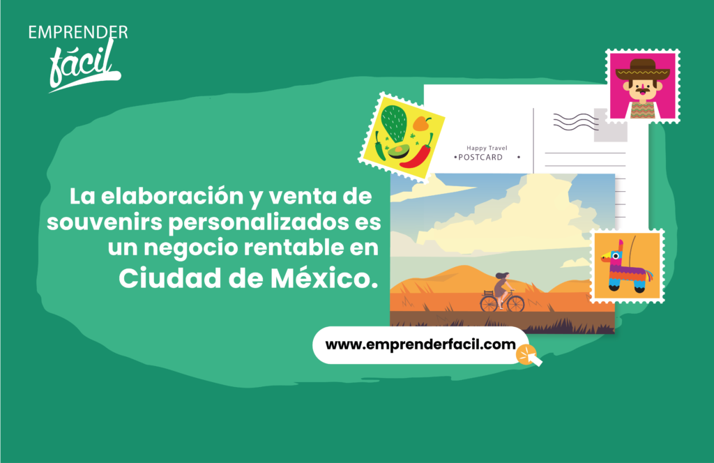Producción y venta de souvenirs personalizados.