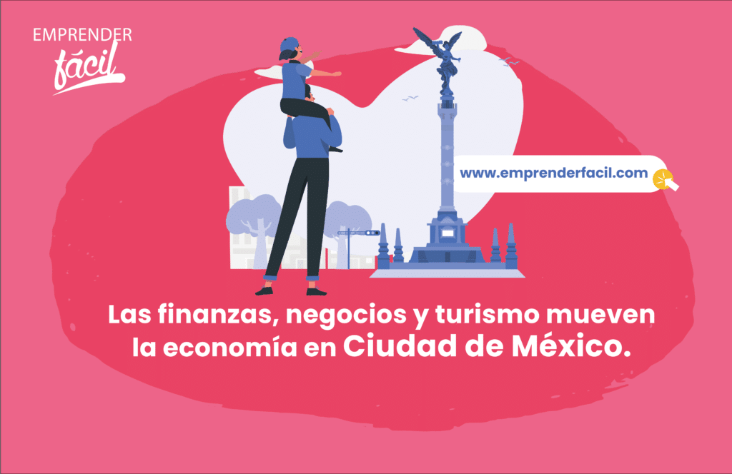 Las finanzas, los negocios y el turismo impulsan la economía de la Ciudad de México.