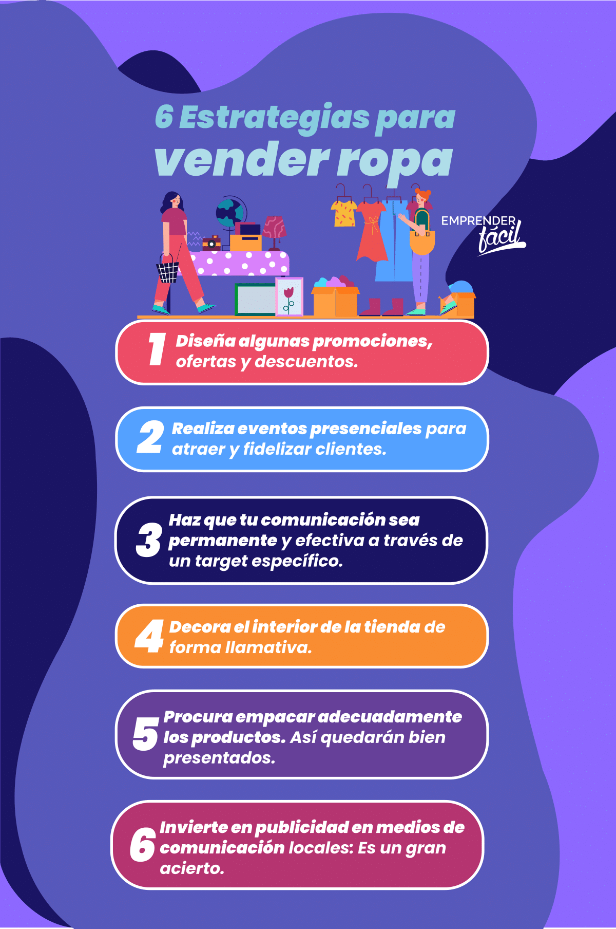 6 estrategias para vender ropa