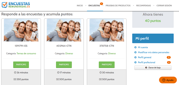 encuestaremuneradas.es gana dinero